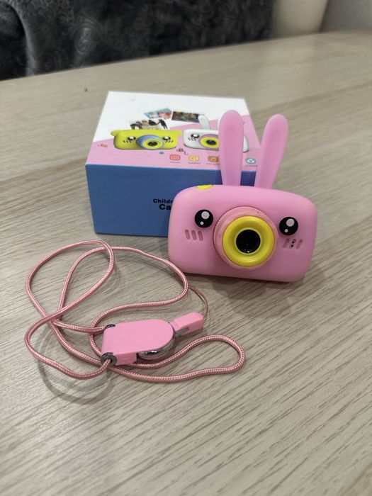 Детский цифровой фотоаппарат зайчик