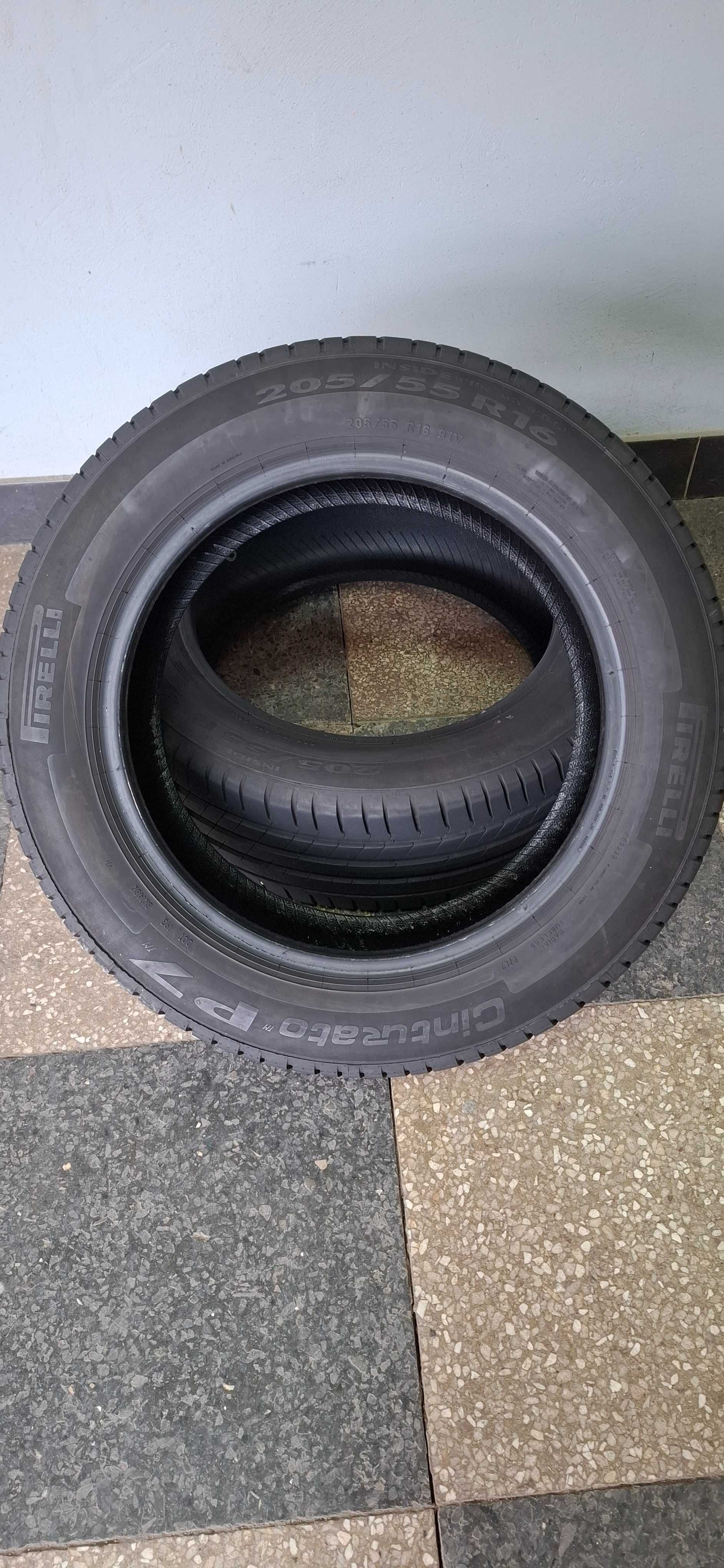 2бр. 205/55/16 Pirelli 6mm грайфер, дот 21г. Безплатен монтаж