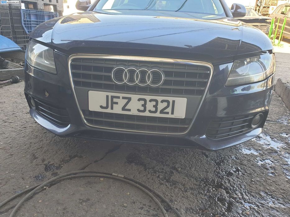 Bara Spoiler Fata Completa cu Grila si Emblema Audi A4 B8 NFL Non Facelift 2008 - 2012 Culoare LZ5A [K4629] [K4630]