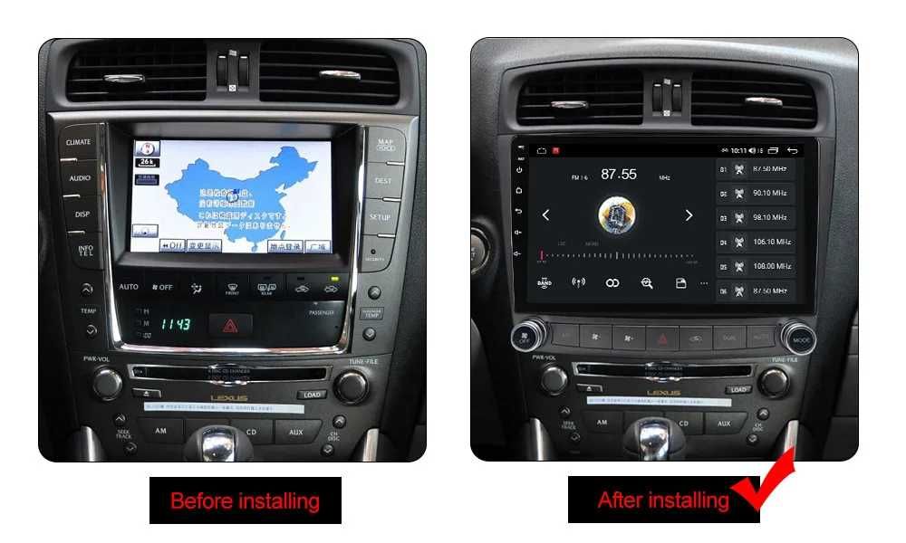 Navigatie Lexus IS 2005 - 2012 2GB 4GB 8GB Garantie Camera