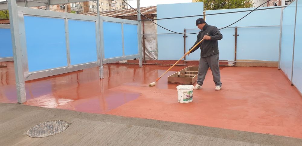 Sapa Beton colorat finisat cu Elicopter si cuart, Antiderapant, Periat