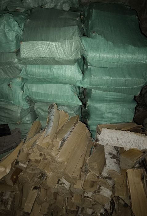 Береза мешками кубами