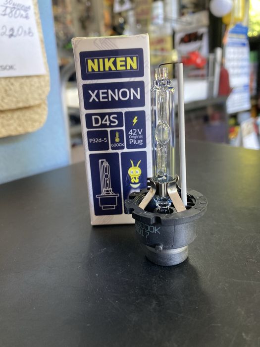 Niken D4S Xenon 6000K – ксенон крушка за фарове, 35W