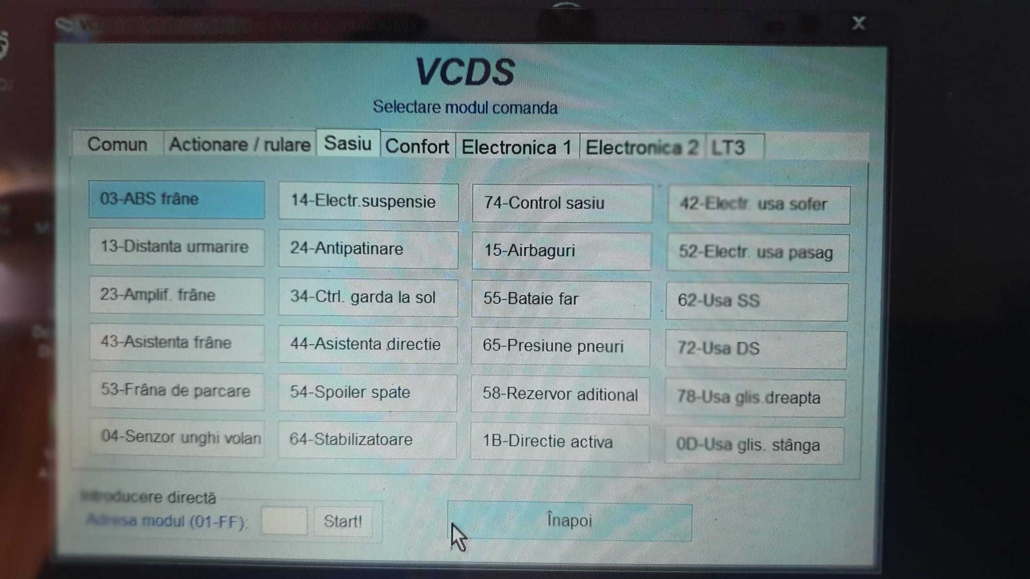 Diagnoza VW Audi Skoda Seat