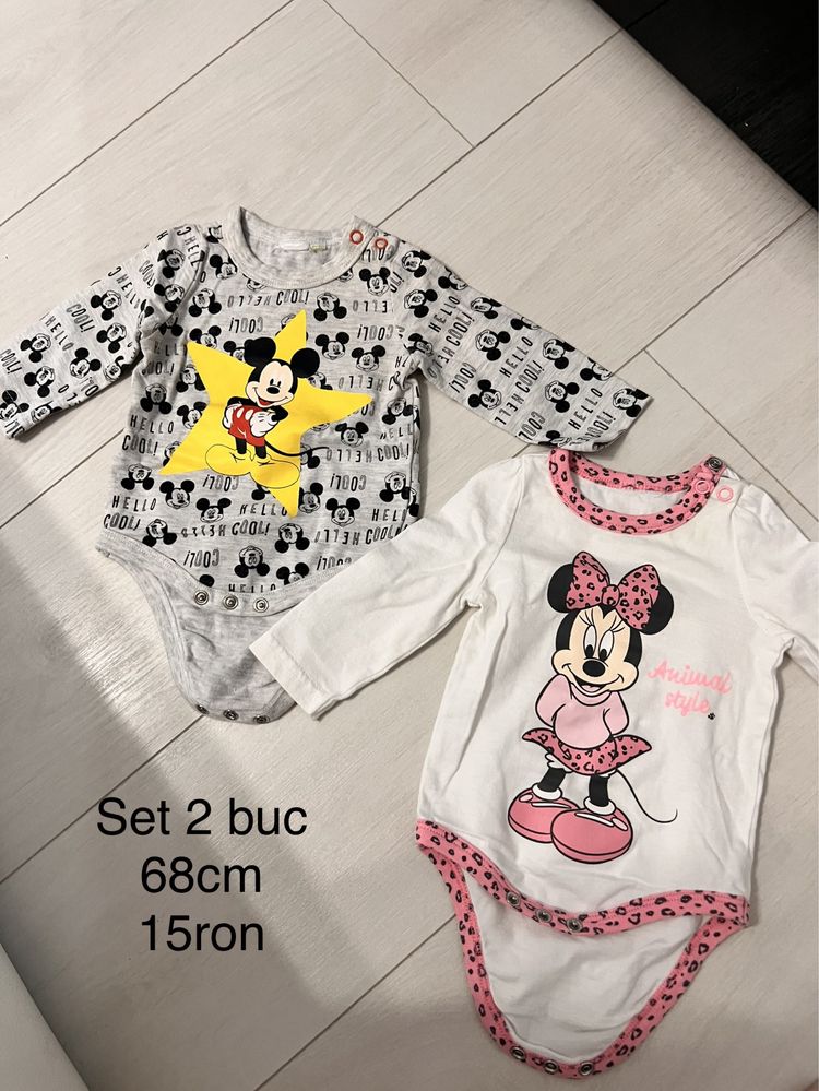 Set 2 buc body Mickey/Minnie 68cm