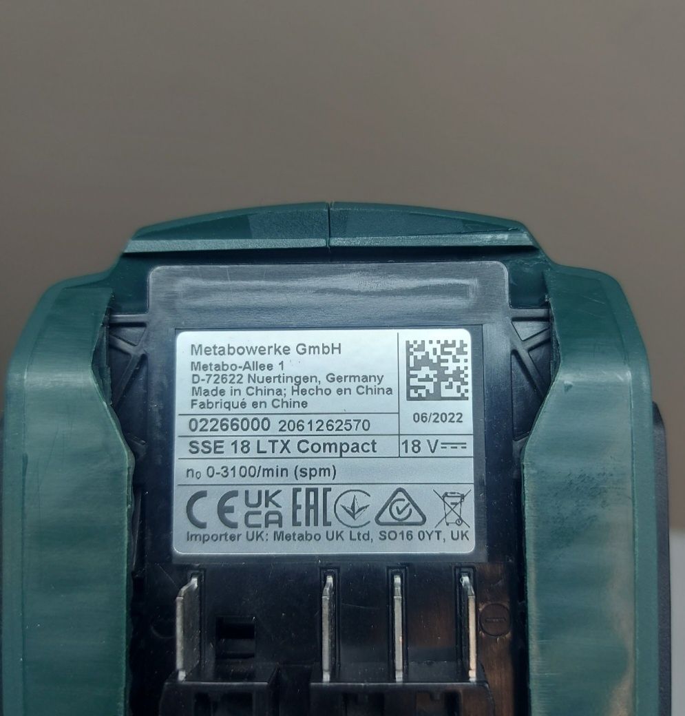 Акумулаторен саблен трион Metabo SSE 18 LTX Compact