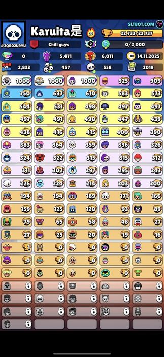 Продаю свой второй аккаунт в бравл старсе