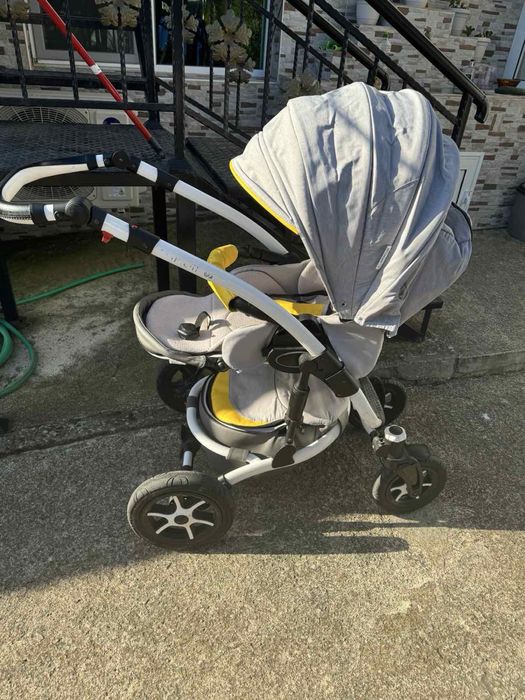 Бебешка количка 3в1 и детско столче за хранене