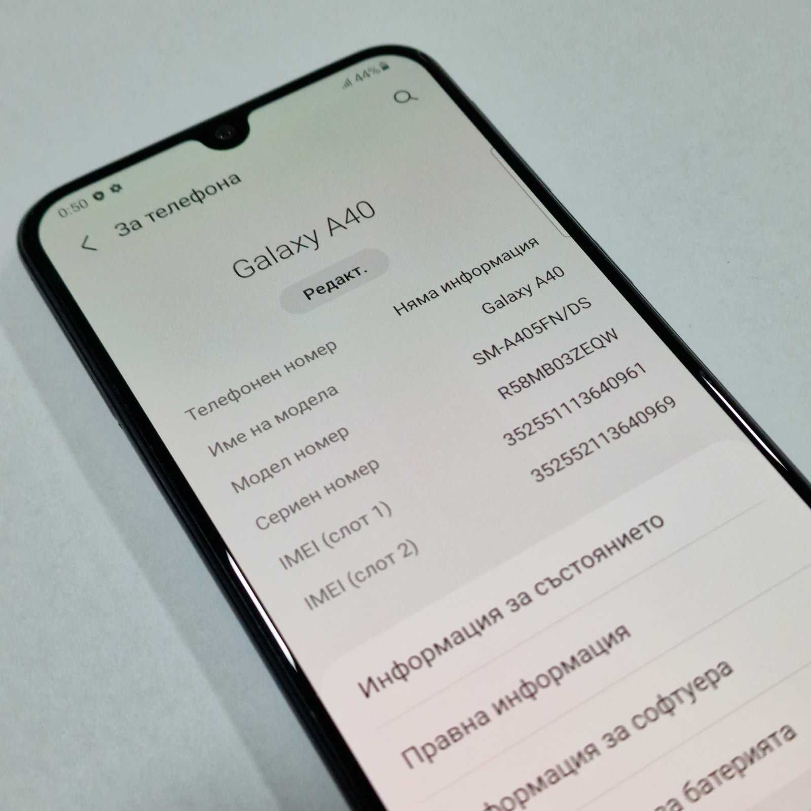 Samsung Galaxy A40 / 64GB / Dual / (SM-A405)