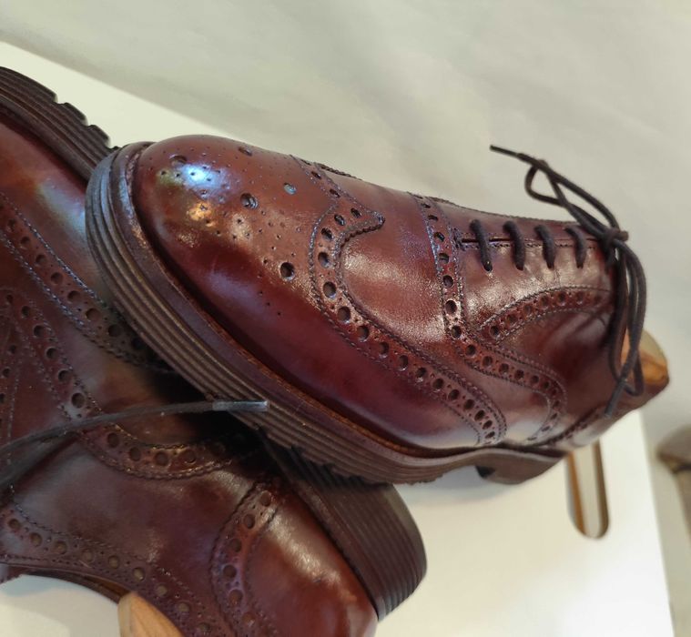 Pantofi de lux 38.5 39 lucrati manual  Crown Northampton piele natural