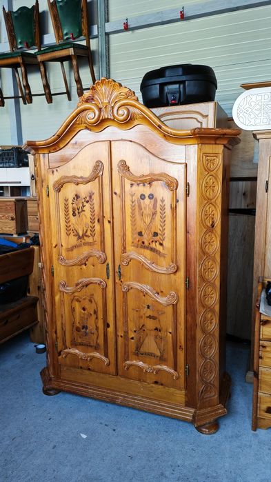 Dulap-Șifonier Rustic Lemn Masiv - Mobila Germania