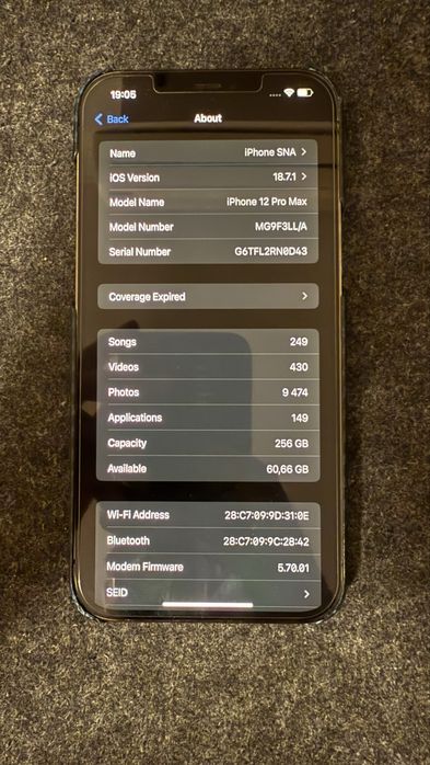 iPhone 12 Pro Max 256