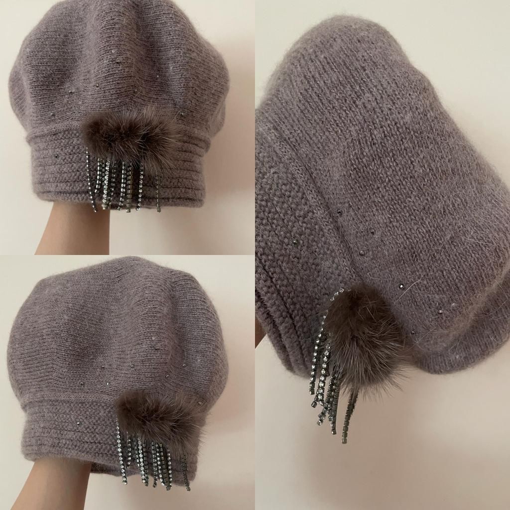 Стильная и удобная зимняя шапка