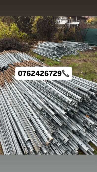 Vand spaleri zincati pentru gard stalpi metalici