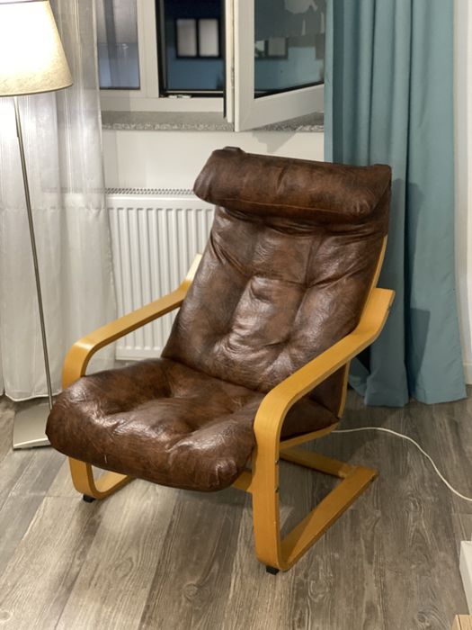Scaun/ Fotoliu din piele IKEA