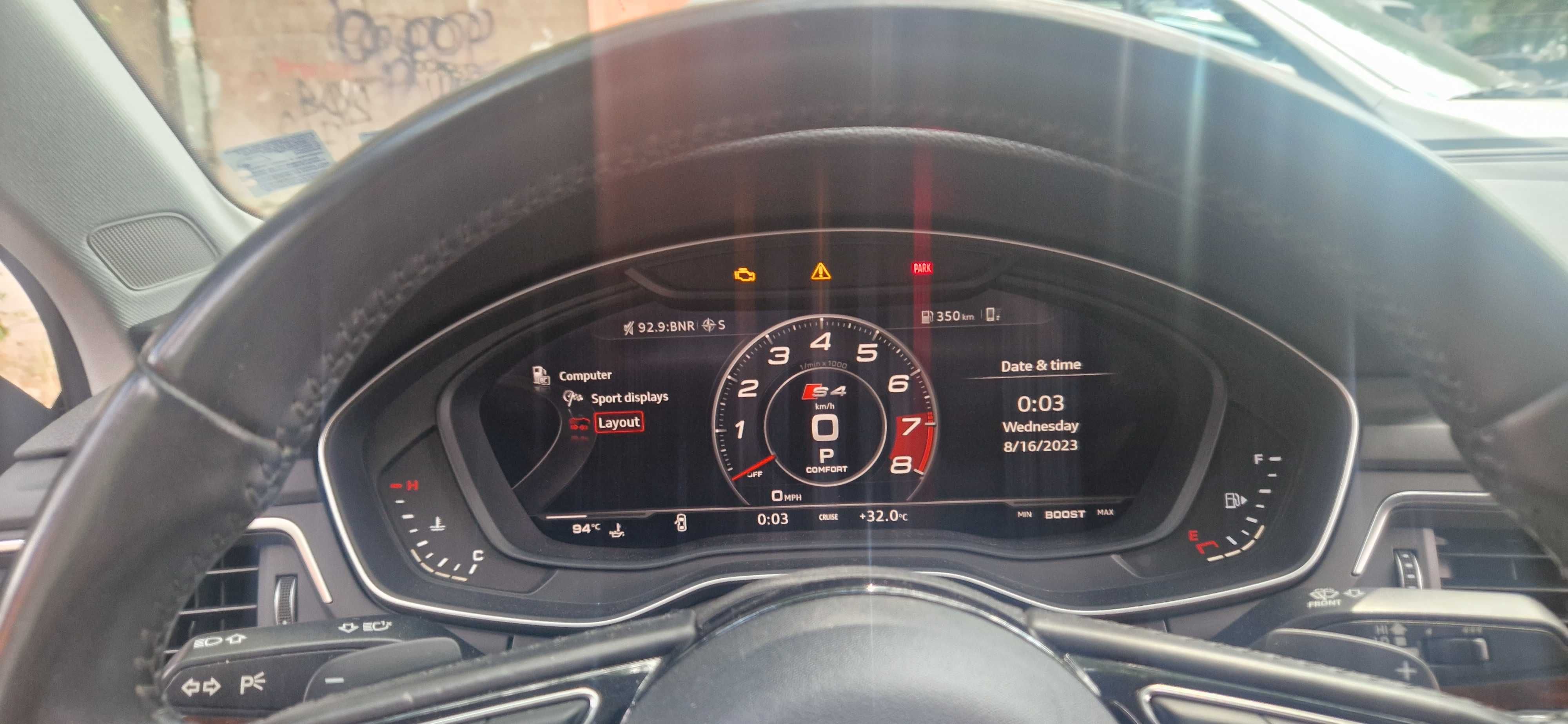 Audi Sport Cockpit layout Визия Audi A3 /A4 /A5 /A6 /A7 /A8 Q5 /Q7 /Q8