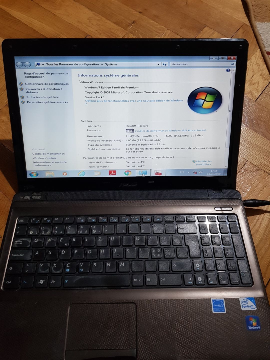 Placa de baza laptop Asus X52F X52 pe Intel