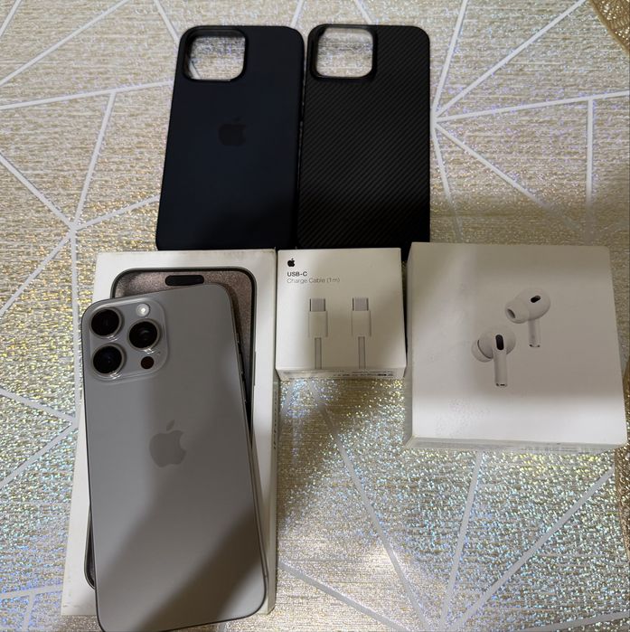 iphone 15 pro max 256gb natural titanium