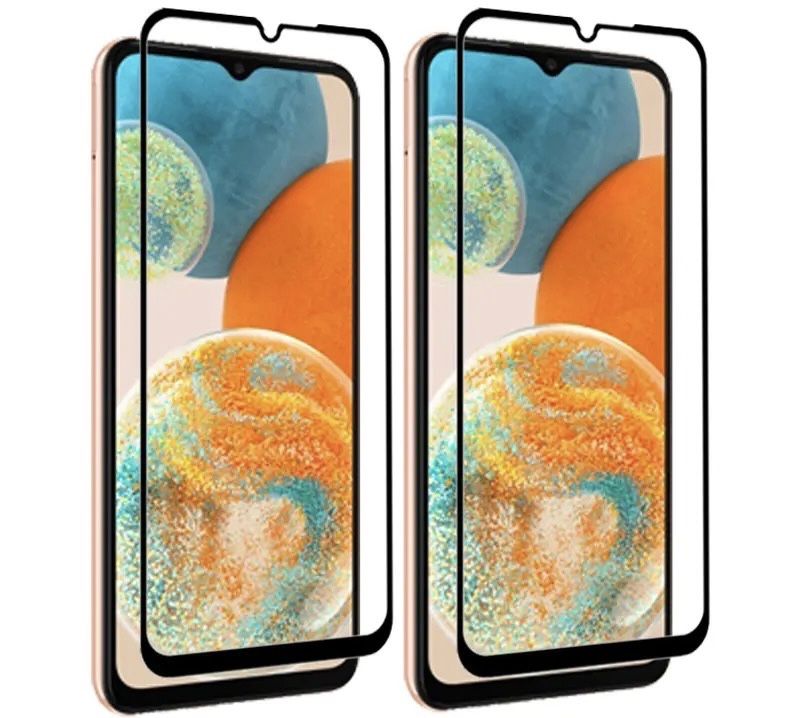 Samsung A14 A15 A34 A54 A55 Folie Sticla Curved Black Border Adeziv Co