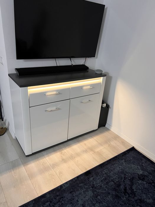 Comode moemax Alassio (grafit, alb ) lumina ambientala