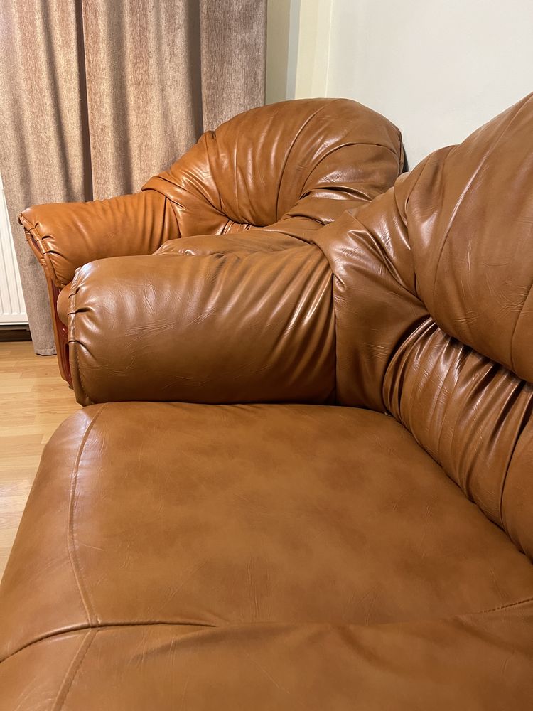 Canapea din piele 3,2,1 locuri