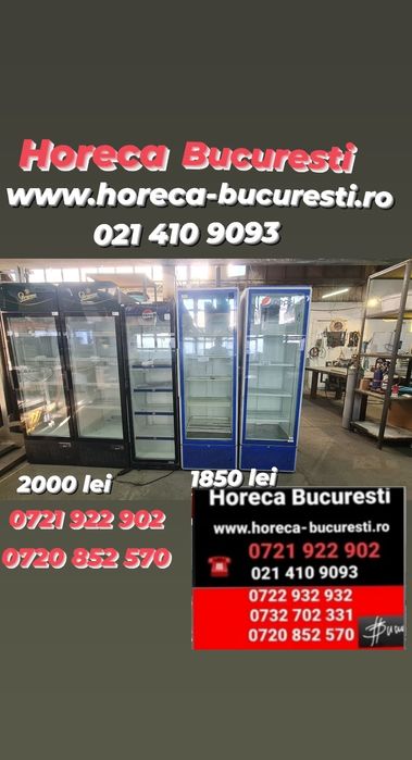 Vitrine verticale ca Noi / FRIGIDERE Albe / Echipament Horeca second /