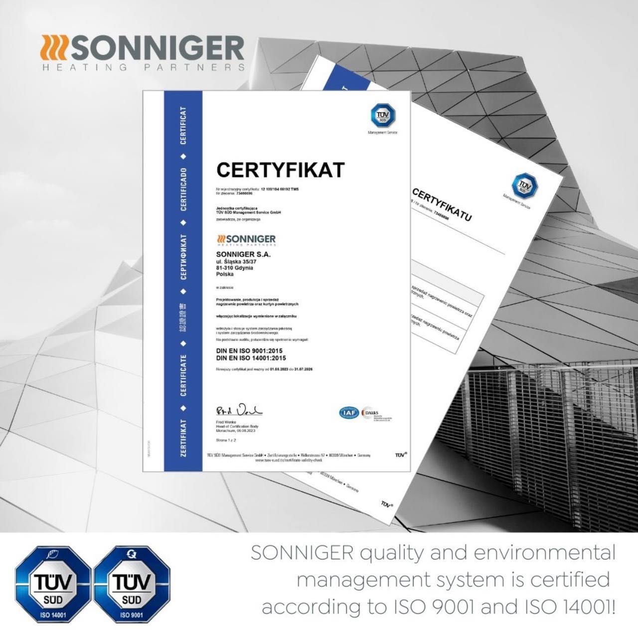 Тепловентилятор - обогреватель Sonniger | Гарантия - 2 года