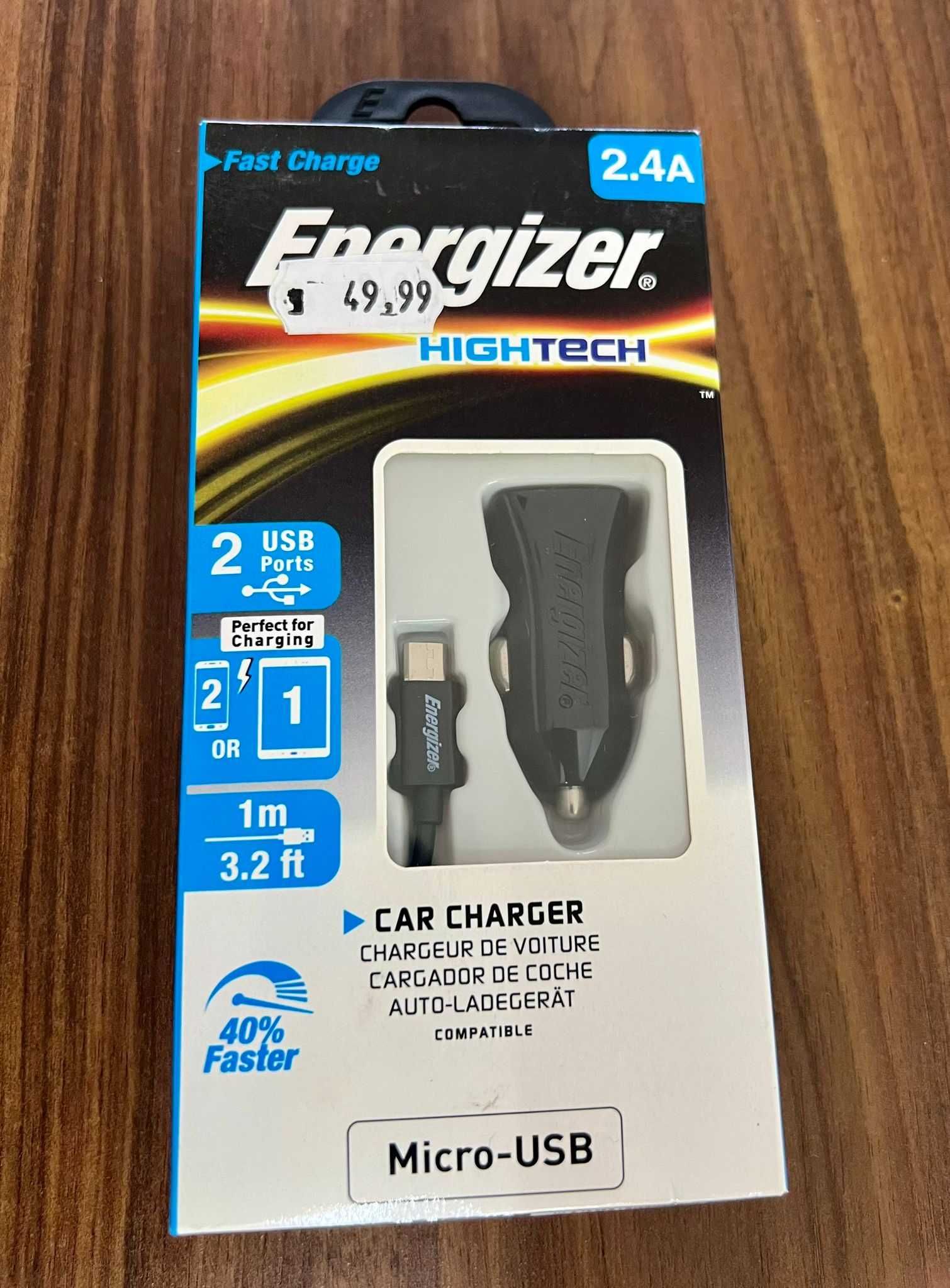 Incarcator auto energizer dual usb nou