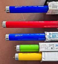 Tub fluorescent FL 36W - T8, Albastru, Rosu, Verde, Galben