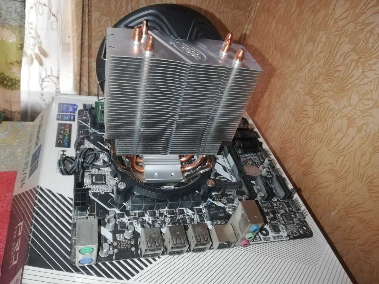 Комплект: Плата Х79 + Xeon E5-2470 (8 ядер, 16 потоков) + озу и кулер