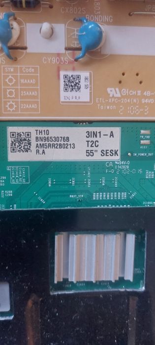Placa  baza samsung ue 50 AU7100KXXUU