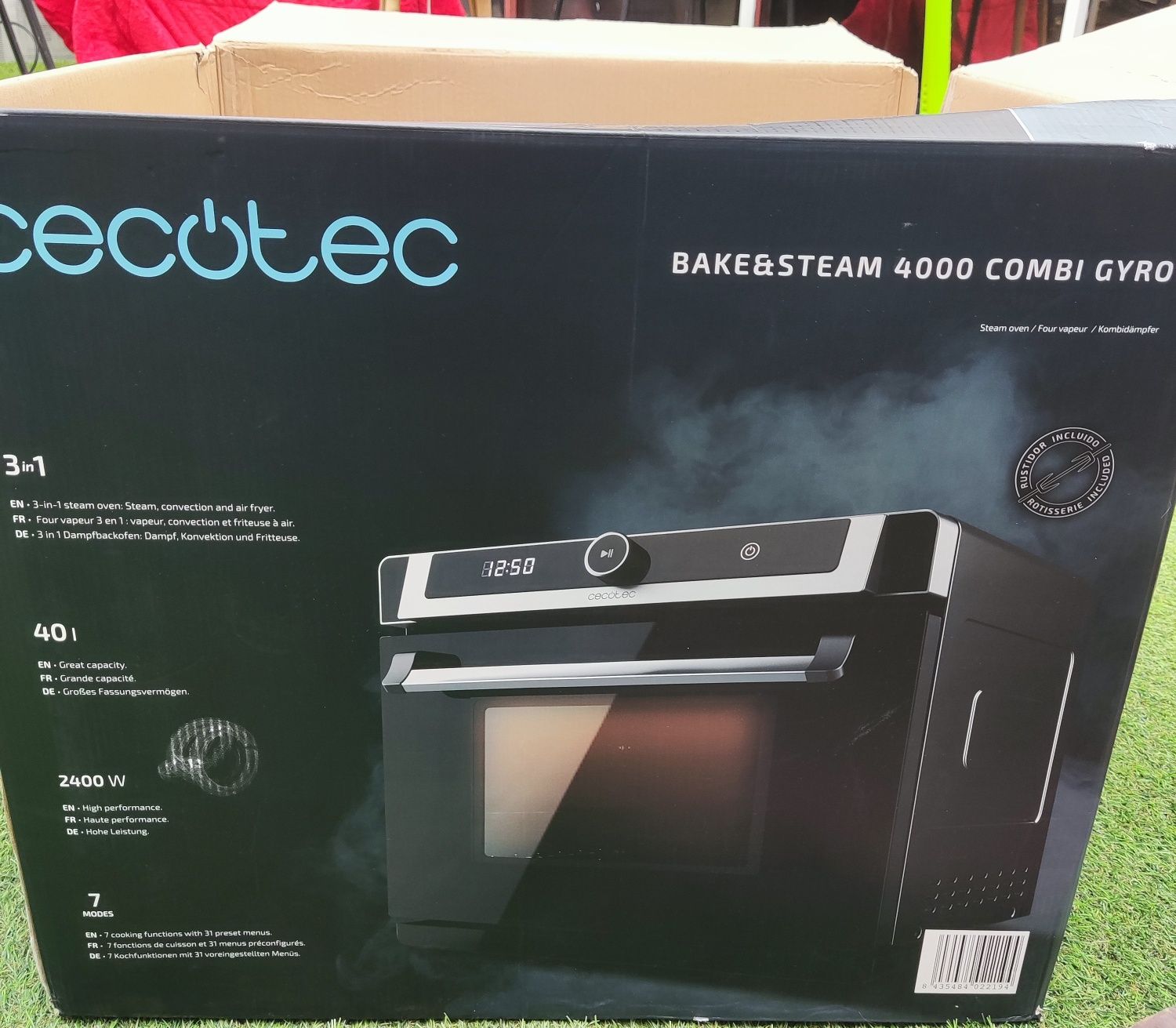 Cecotec bake and steam 4000 combi gyro