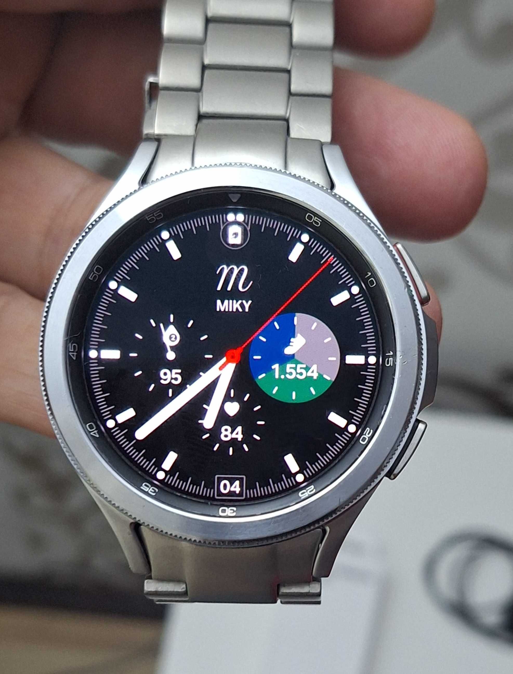 Samsung Galaxy Watch 4 /46mm / LTE / WI-FI /SILVER / Pachet complet