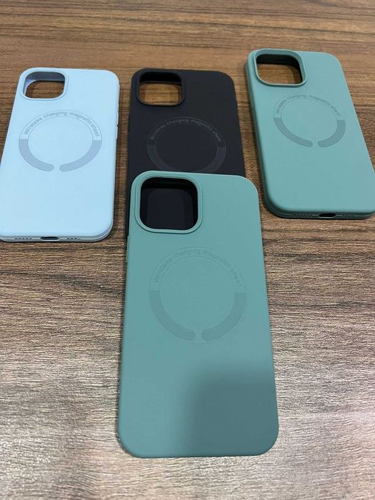  Huse MagSafe Silicon  iphone 12  13 14 15 Pro & Pro Max 