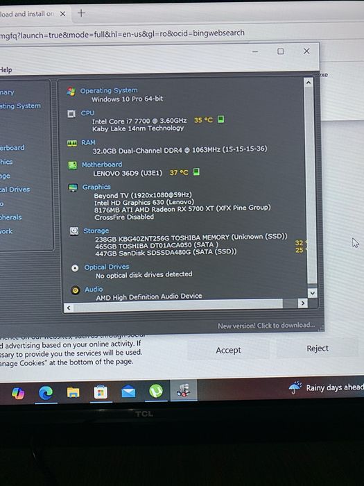 Kit pc, placa de baza + procesor i7 7700 + cooler