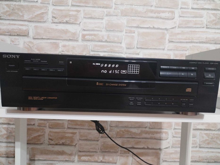 CD Player SONY CDP-C345 Carusel 5 Cd