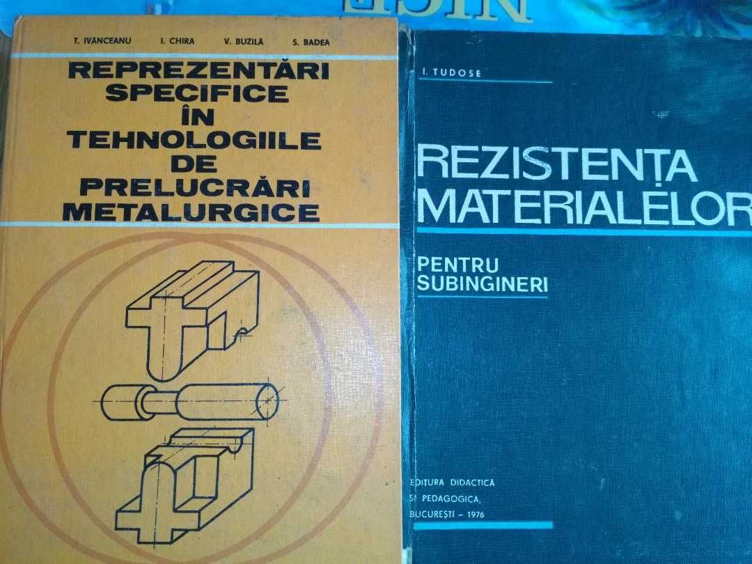 Carti tehnice profil mecanic/ pret 10-20 lei