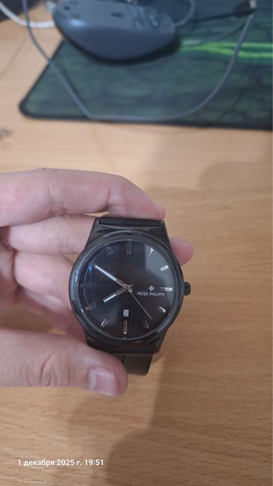 Мужские часы Patek Philippe (черные)