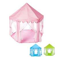 Детская игровая палатка, милый игровой домик для девочек, розовая