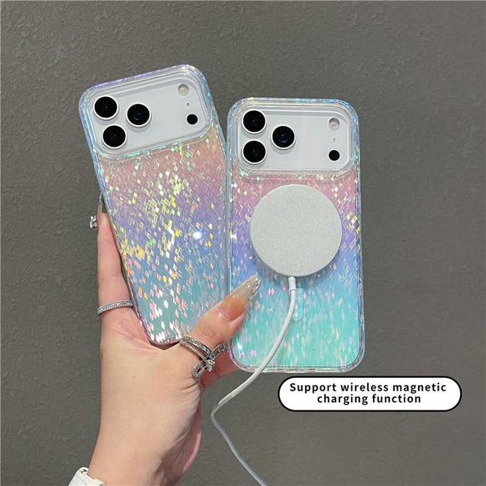 Husa MagSafe model Aurora pt iPhone Air / 17 / 17 Pro / 17 Pro Max