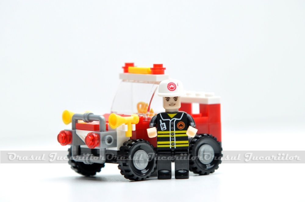 Set de constructii “Fire Brigade-Masina de teren”