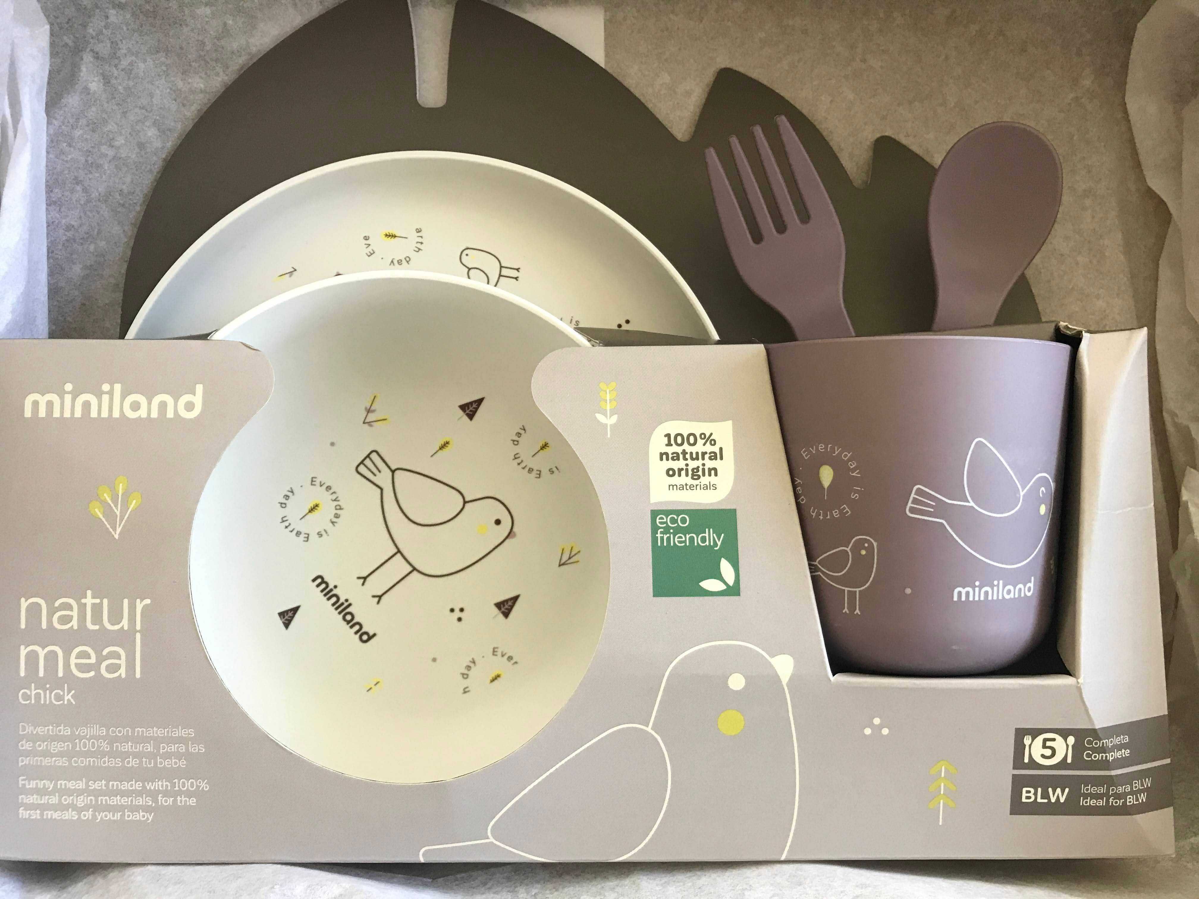 Детски комплект за хранене Miniland