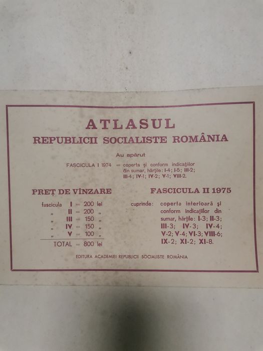 Atlas Geografic complet 1974-1975