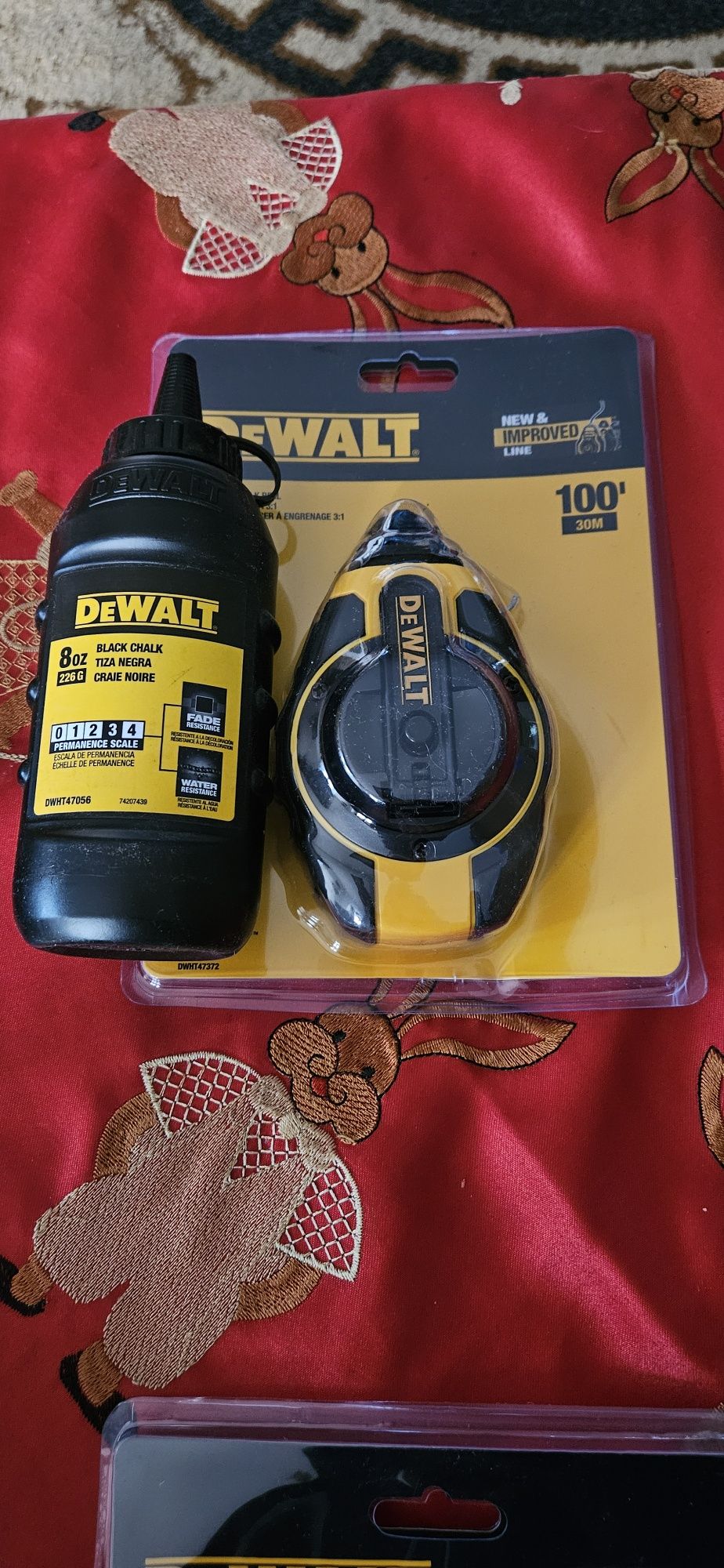 Dewalt trasor cu sfoara + creta Neagra