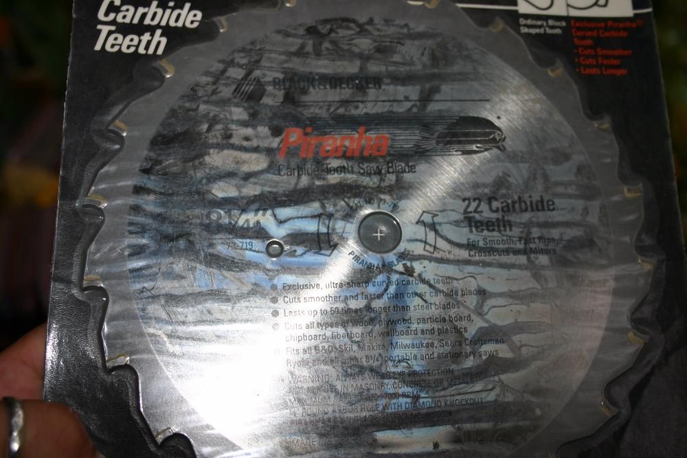 Disc circular black deker 8 1/4