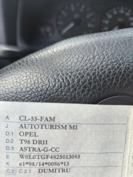 Vand opel astra g 1.6 8 v