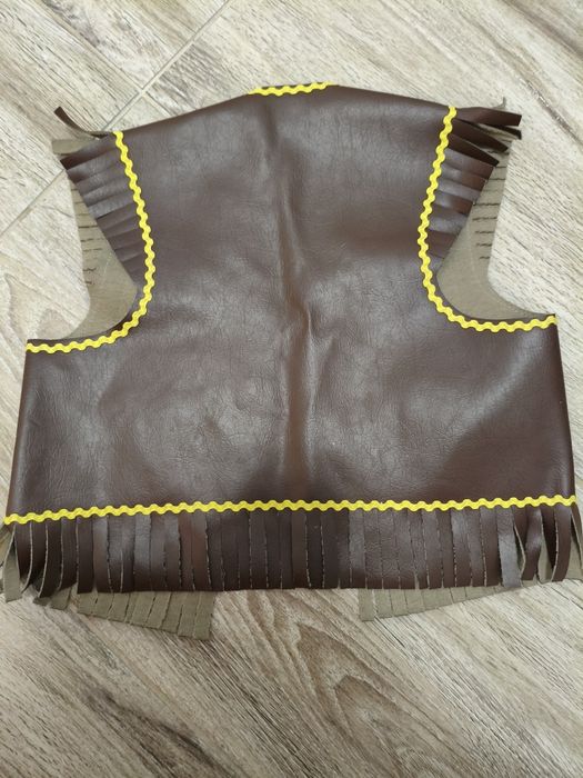 Vestă country esber + holster de pistol western pentru copii 116 size
