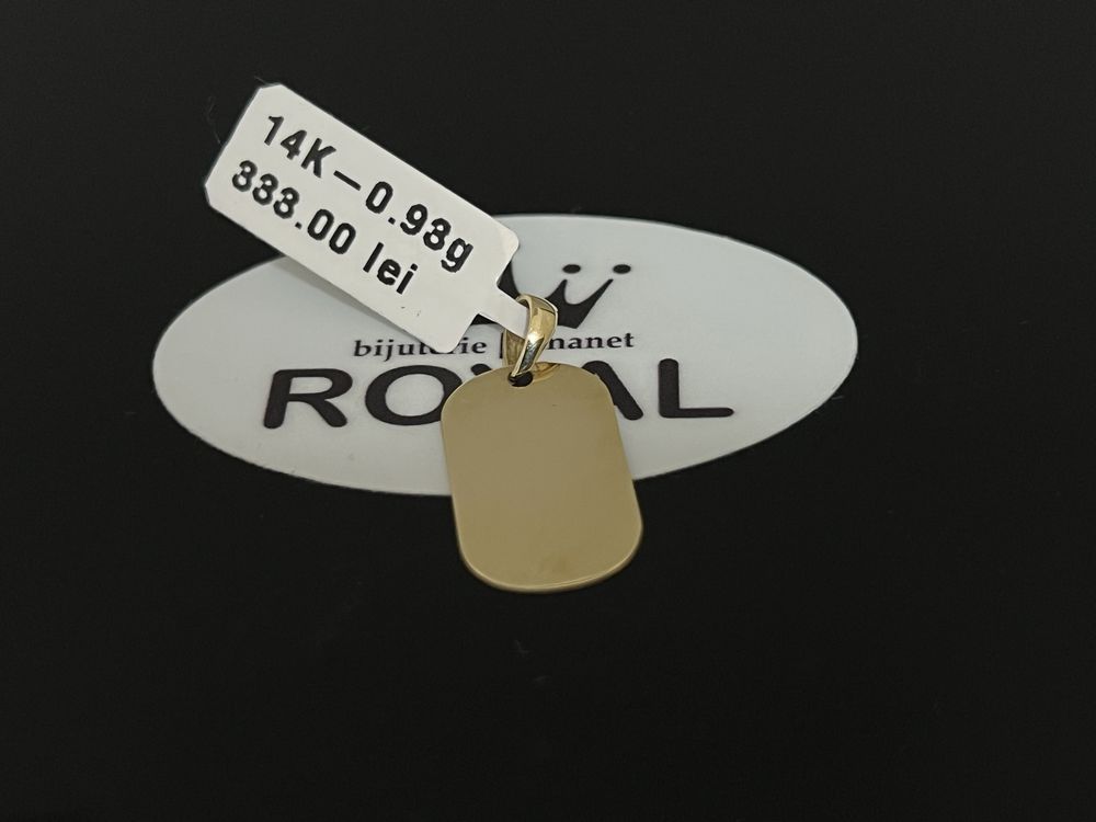 Bijuteria Royal CB : Pandant aur 14k 0,93gr