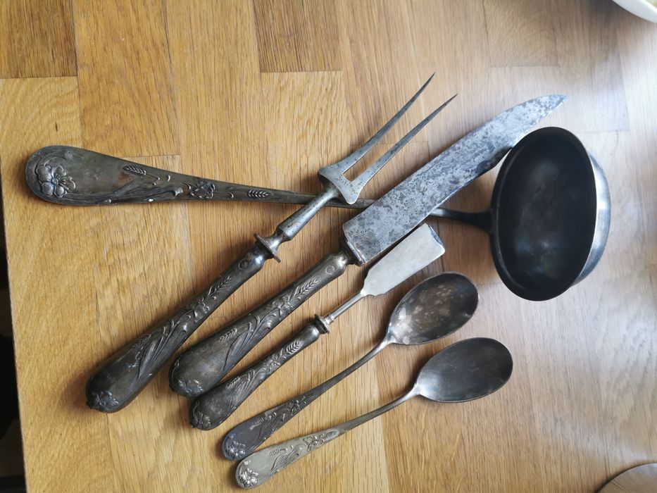 Set ustensile bucatarie Silver alpaca