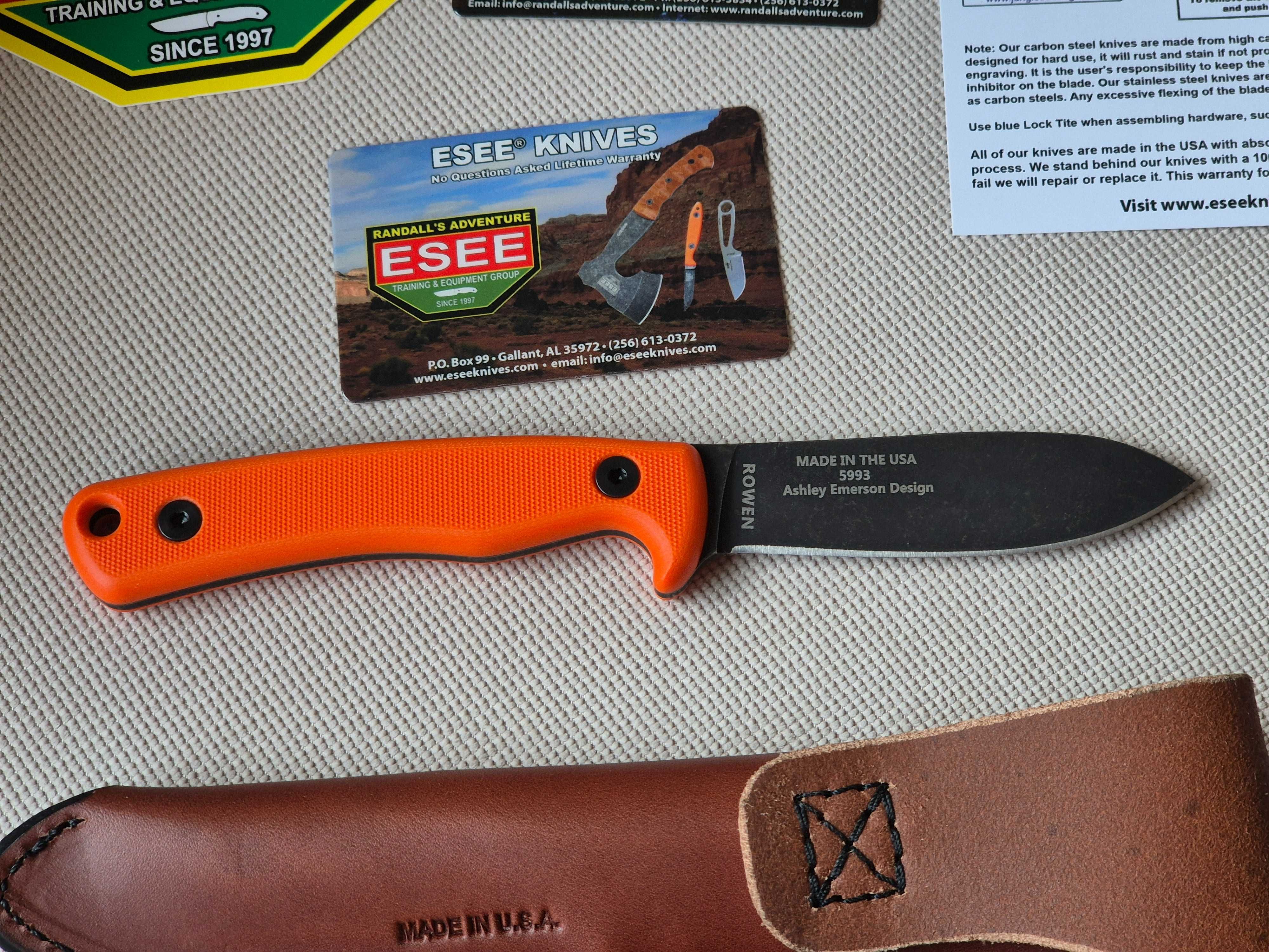 нож ESEE Ashley Emerson Game Knife